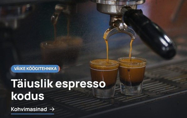 Täiuslik espresso kodus