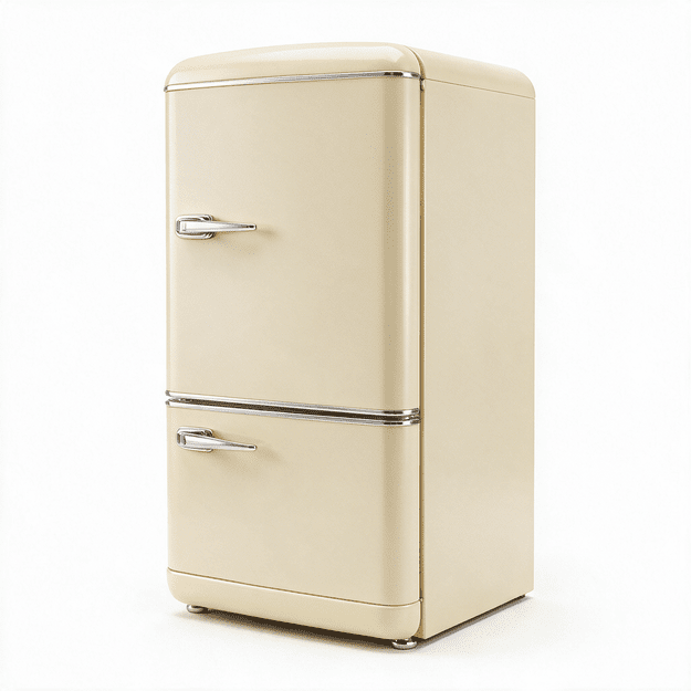Vesta Home VR-220 retro stiliaus šaldytuvas